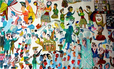 Painting, Mokarameh Ghanbari (Naneh Mokarameh), Untitled, , 13790