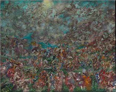 Painting, Ali Banisadr, Interrogation, 2010, 22565