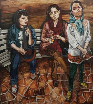Painting, Shahrzad Monem, Untitled, 2015, 3325