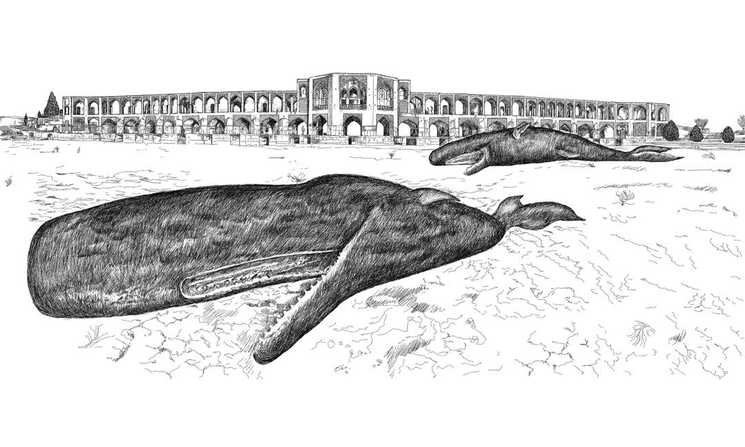 Jinoos Taghizadeh, Isfahan, Khajoo Bridge, 2020