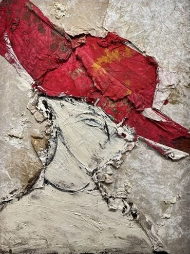 , Manolo Valdes, Portrait with Red Hat, 2012, 71493