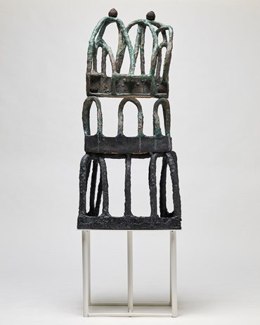 , Sahar Khoury, Untitled (falafel column), 2022, 77679