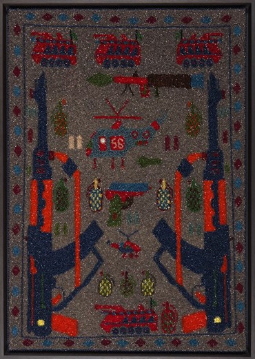 Mixed media, Sissi Farassat, War Rug, , 75088