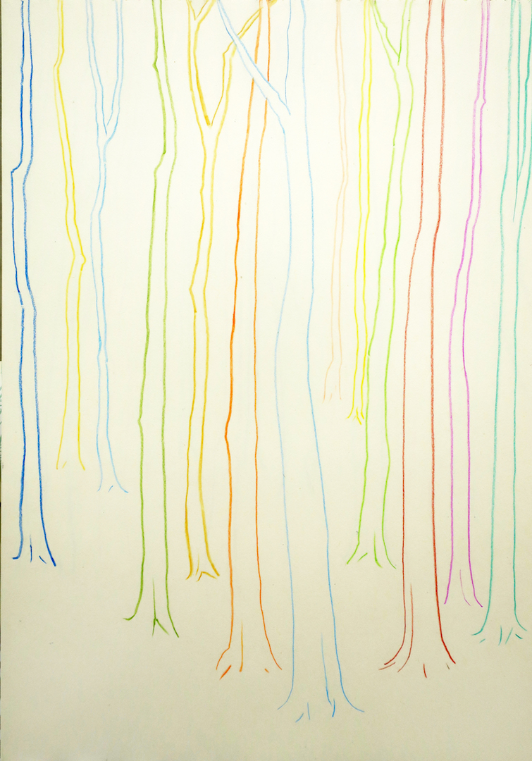 Neda Zarfsaz, No Forest inbetween the Trees V, 2020