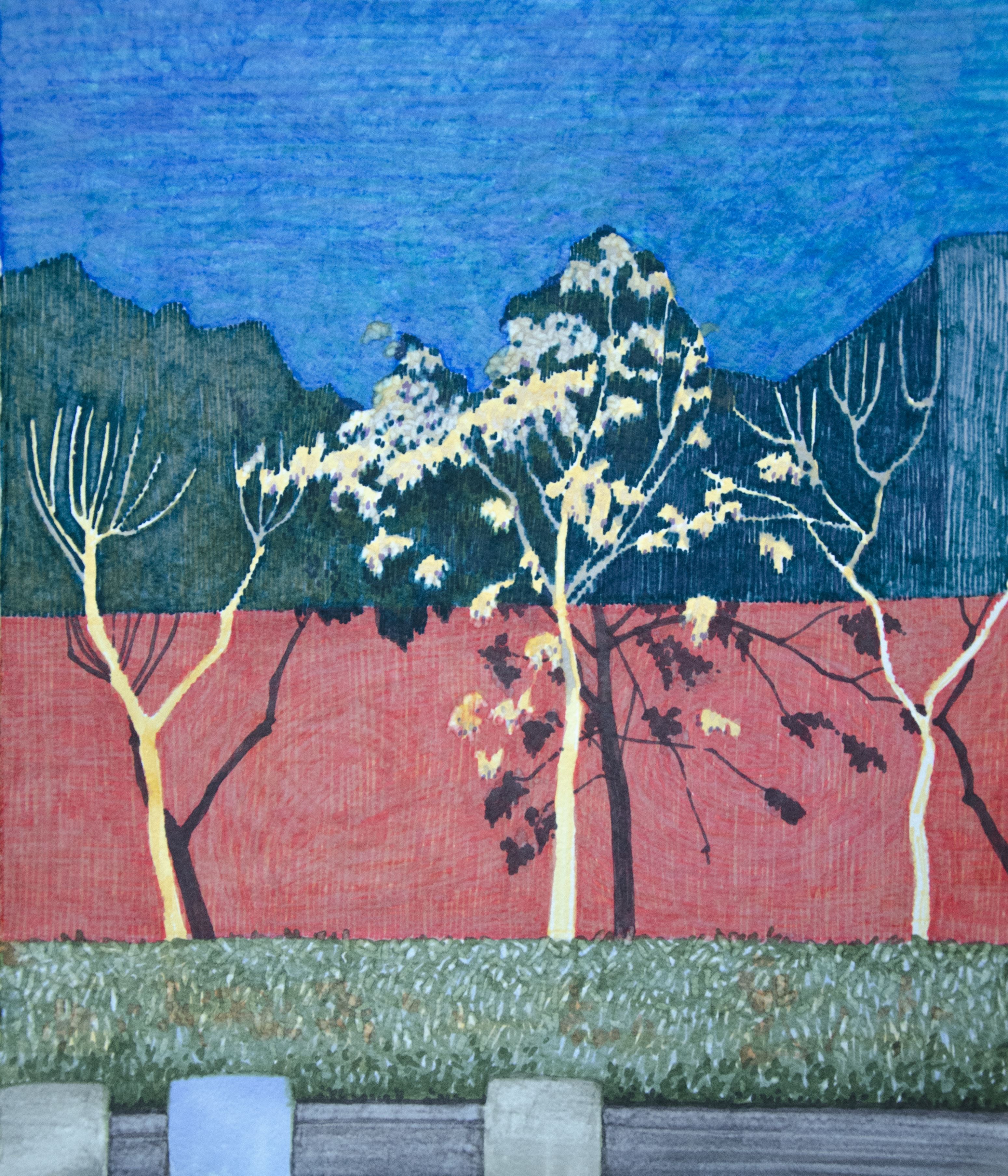 Anahita Darab Beigi, The Wall of the Russian Embassy, 2022