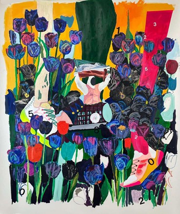 Painting, Maryam Amirvaghefi, Girl with Small Feet and Heavy Heart, 2021, 57390