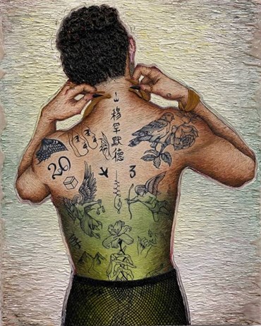 Painting, Mahsa Merci, Let Me Grow, 2022, 77023