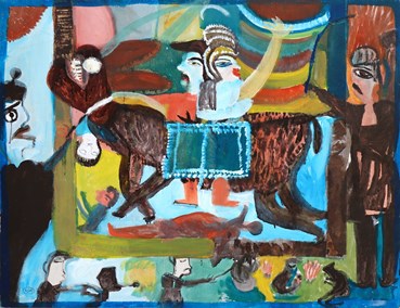 Painting, Mokarameh Ghanbari (Naneh Mokarameh), Untitled, , 47151