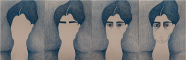 Painting, Maryam Khosrovani, Self Portrait, 2020, 28665