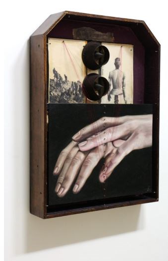 Mixed media, Nasser Bakhshi, Half Awake, 2021, 77484