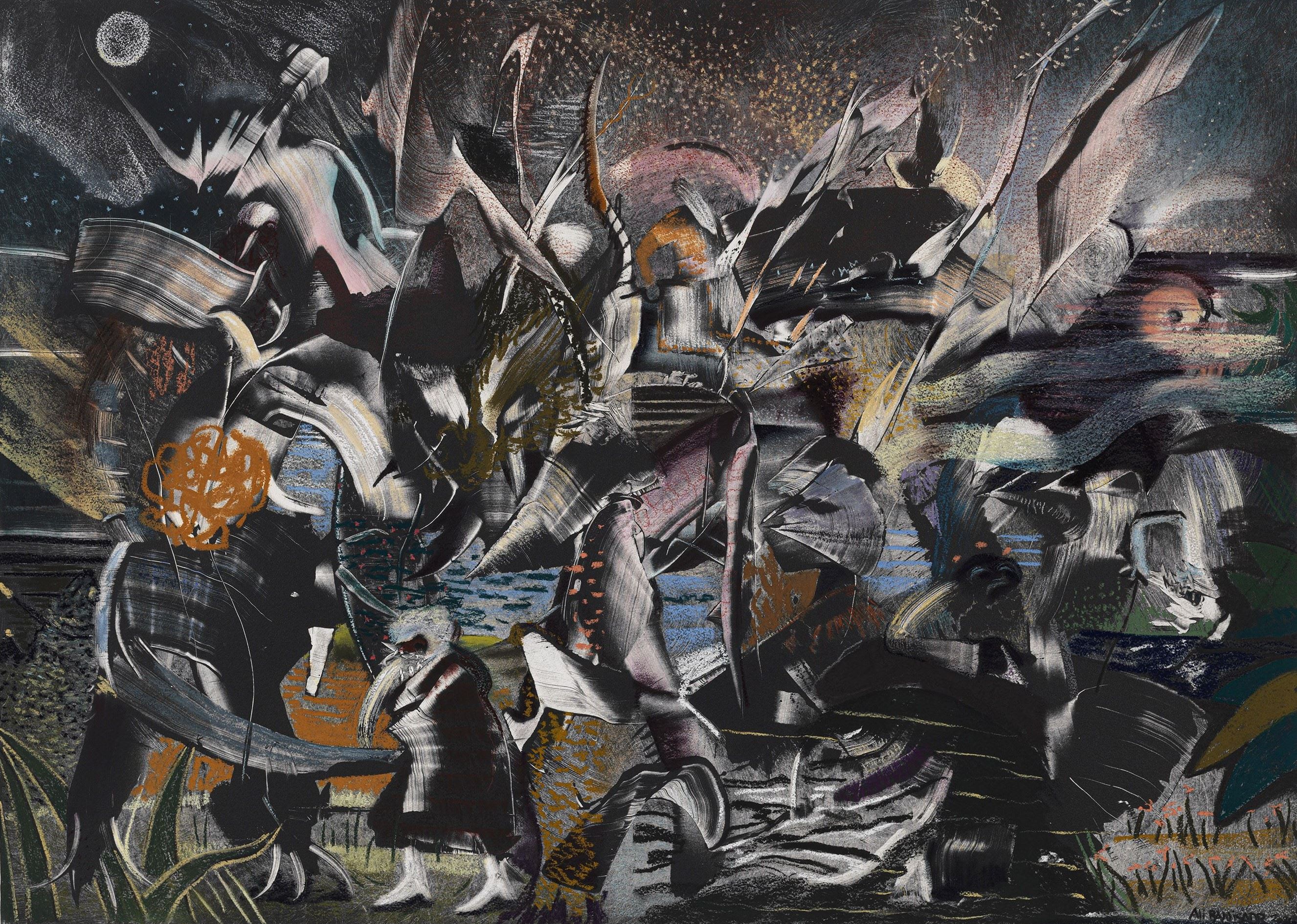Ali Banisadr, The Moon Watchers, 2026