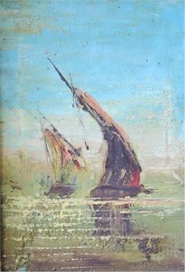 Painting, Manouchehr Niazi, Boats, , 22063