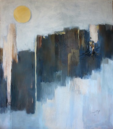 Painting, Jila Kamyab, Moonlight, 2009, 70509