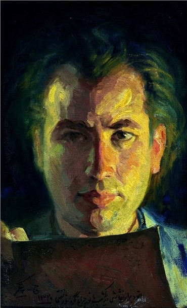 Painting, Jafar Petgar, Self-Portrait, 1941, 6927