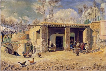 Painting, Jafar Petgar, Amir Abad Tea House, 1941, 6860