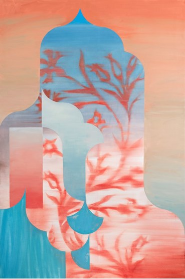 Painting, Anahita Akhavan, Falling Bloom, 2025, 78953