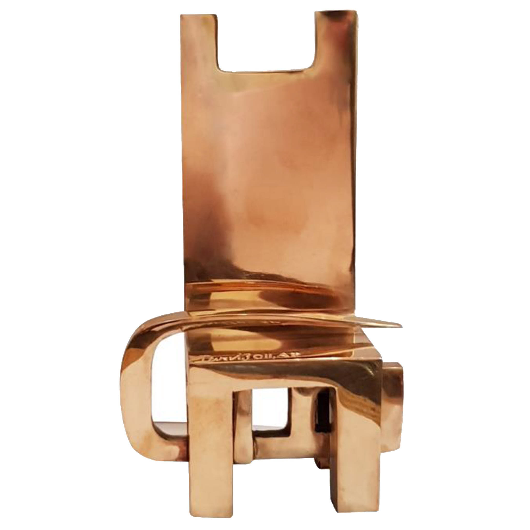 Parviz Tanavoli, Heech Under the Chair, 2011