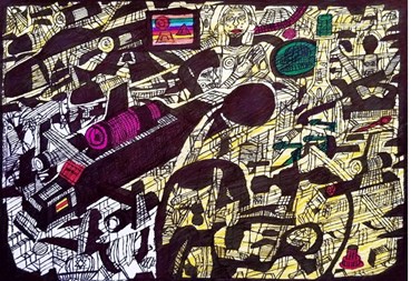 Painting, Kiyavash Danesh, Untitled, 2024, 77992