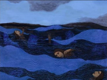 Painting, Samira Abbassy, Ocean Series 2, 2021, 76822