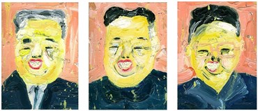 Painting, Amir Khojasteh, Family of Kims, 2016, 3770