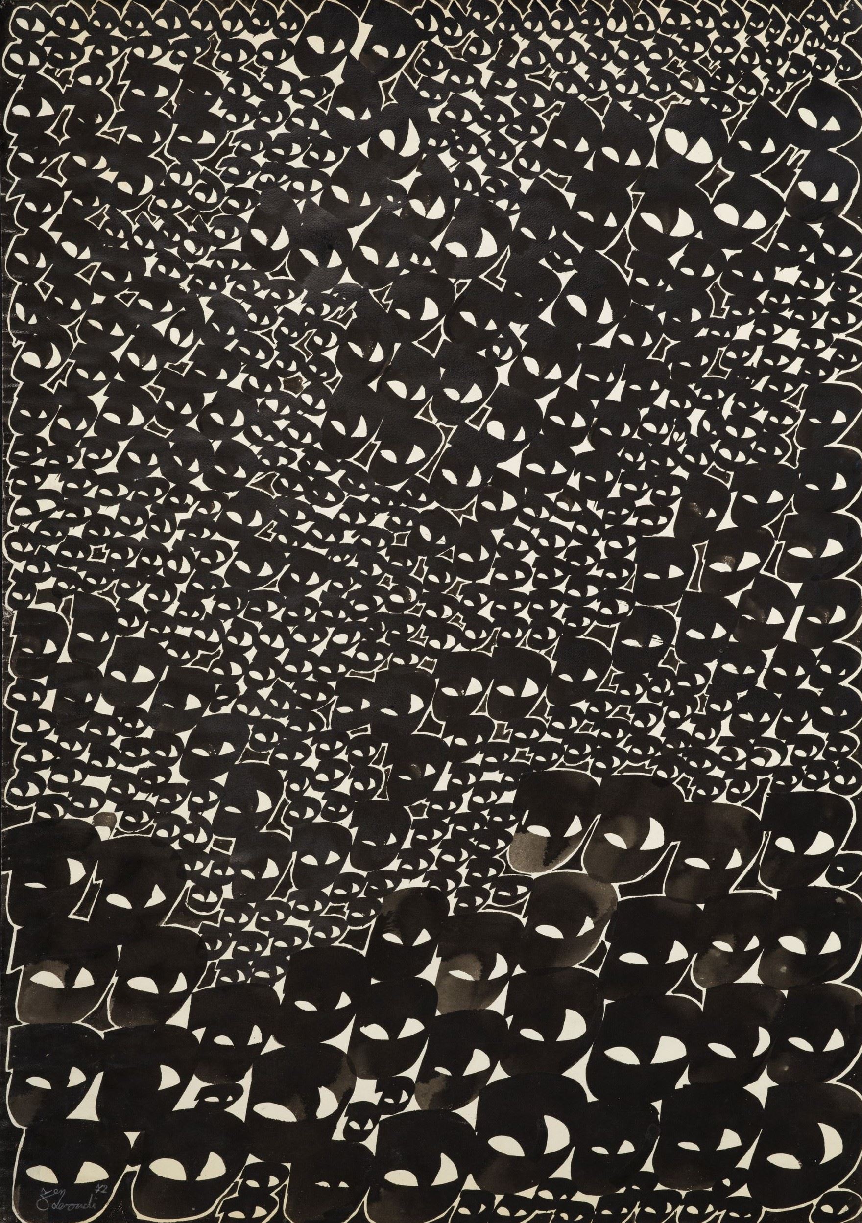 Charles Hossein Zenderoudi, TYSS + BA, 1972