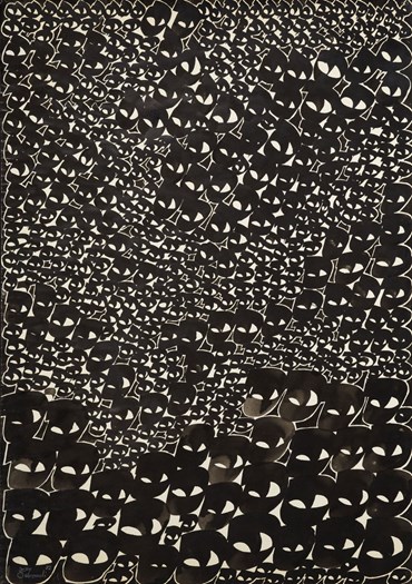 Painting, Charles Hossein Zenderoudi, TYSS + BA, 1972, 82001