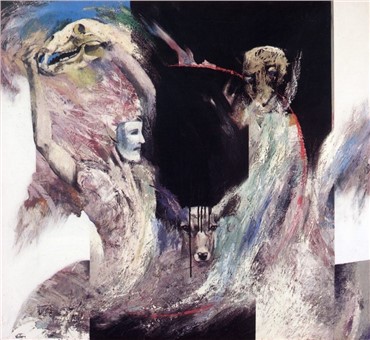 Painting, Alireza Espahbod, My Deer, 1995, 8579