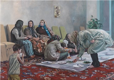 Painting, Amin Nourani, Feast No. 1, 2011, 22440