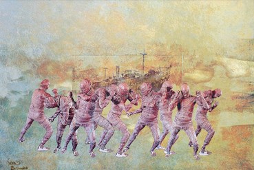 Printmaking, Hossein Khosrowjerdi, Dance of Slaves, 2005, 80893