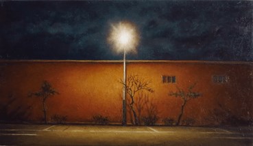 Painting, Zahra QaraKhani, The Orange Wall, 2015, 40223