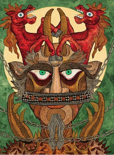 Painting, Ali Akbar Sadeghi, Holy Yellow, 2024, 79489