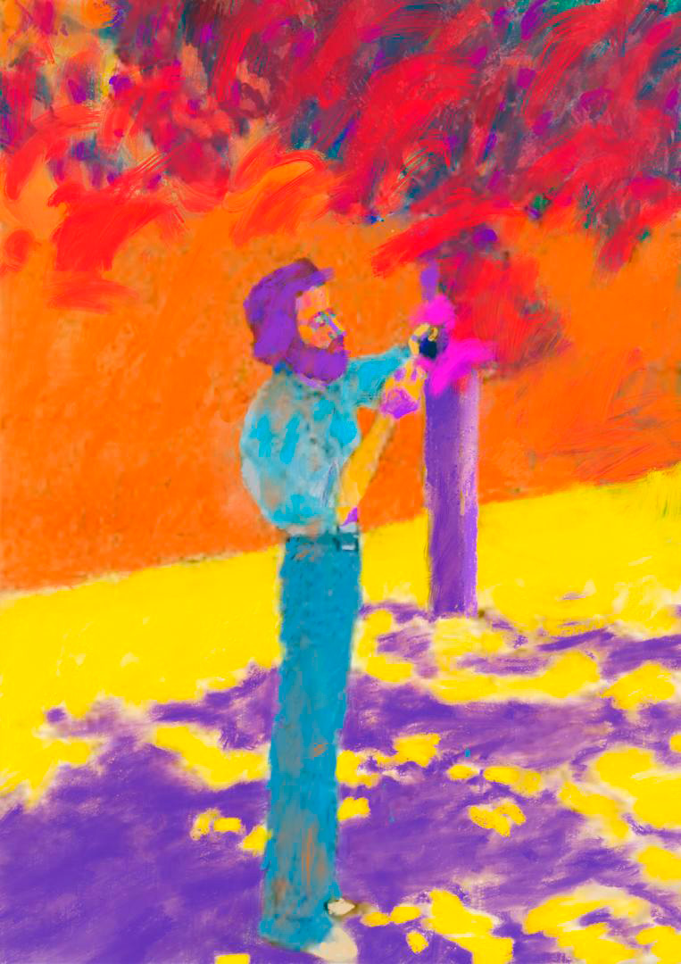Farshid Mesghali, Untitled, 2020