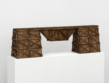 Sculpture, Siah Armajani, Bridge with Base, , 82904
