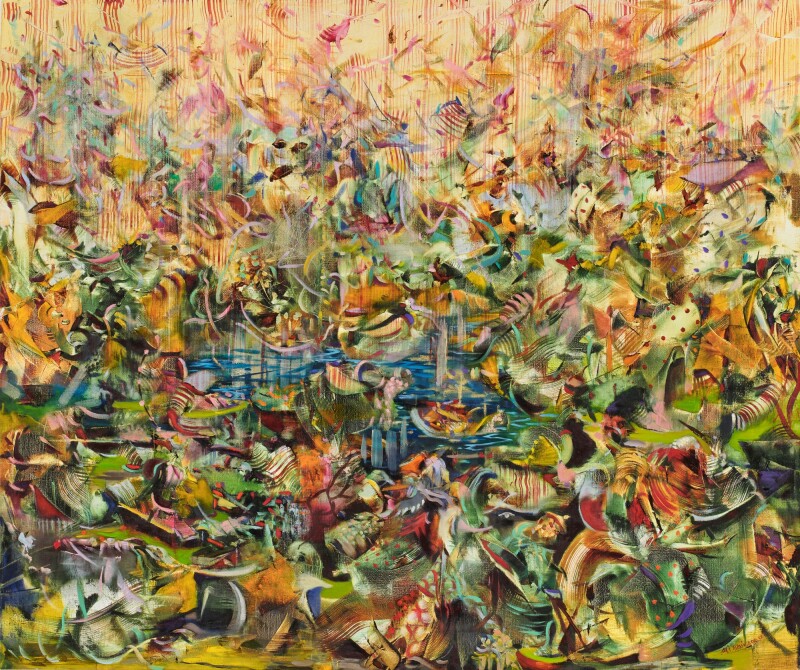 Ali Banisadr, Divine Wind, 2012