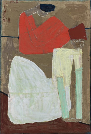 Painting, Hossein Kazemi, Untitled, 1958, 17420