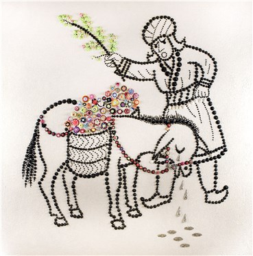 Painting, Farhad Moshiri, Crying Donkey, 2007, 21898