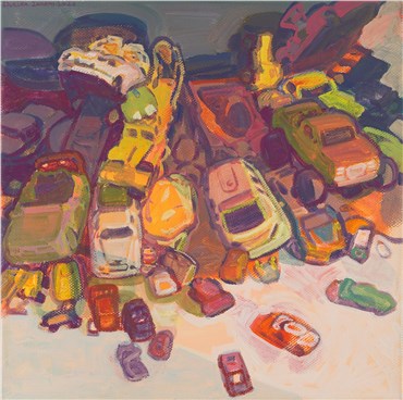 Painting, Sourena Zamani, Little chaos No.6, 2020, 37741