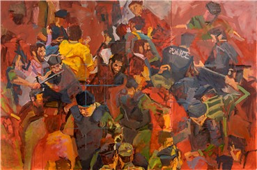 Painting, Amirhossein Akhavan, Keeping the Peace, 2013, 9024