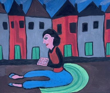 Painting, Malekeh Nayiny, That Old Feeling, 2020, 44592