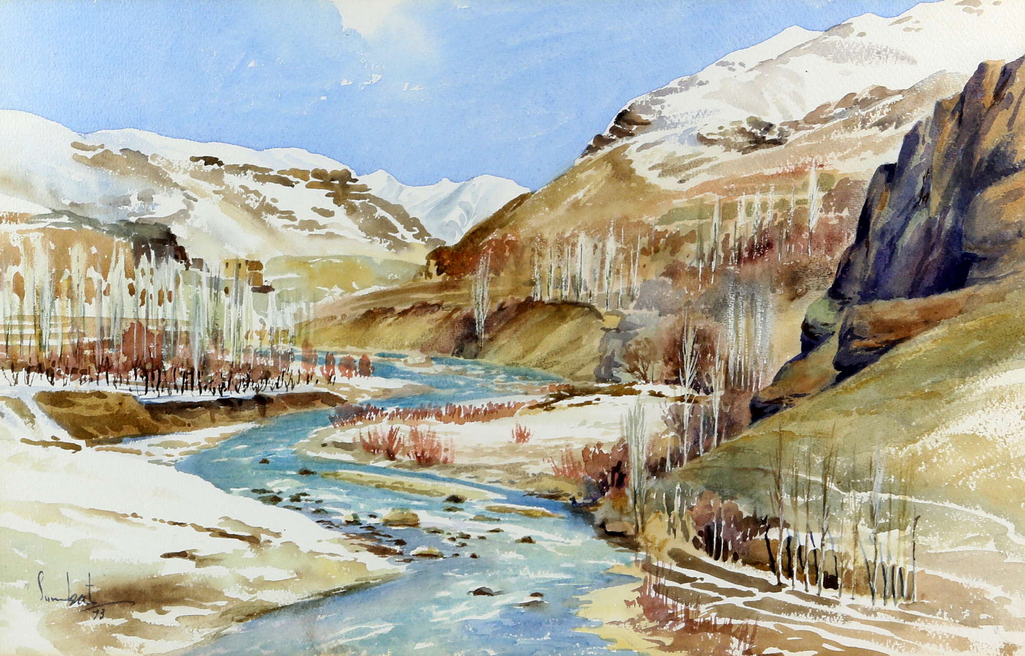 سومبات درکیورقیان، چشم‌انداز کوه و جوی، 1352
