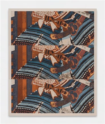 Print and Multiples, Kour Pour, Triple Samurai (Yoshitoshi) , 2018, 20956