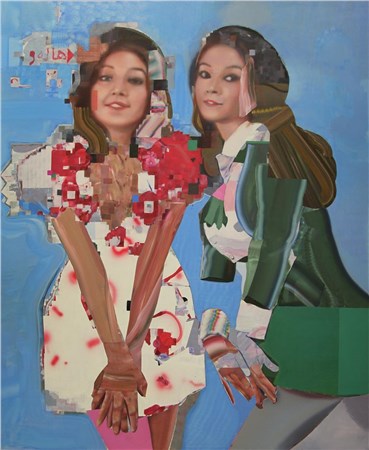 Painting, Taha Heydari, Two Women , 2019, 20888