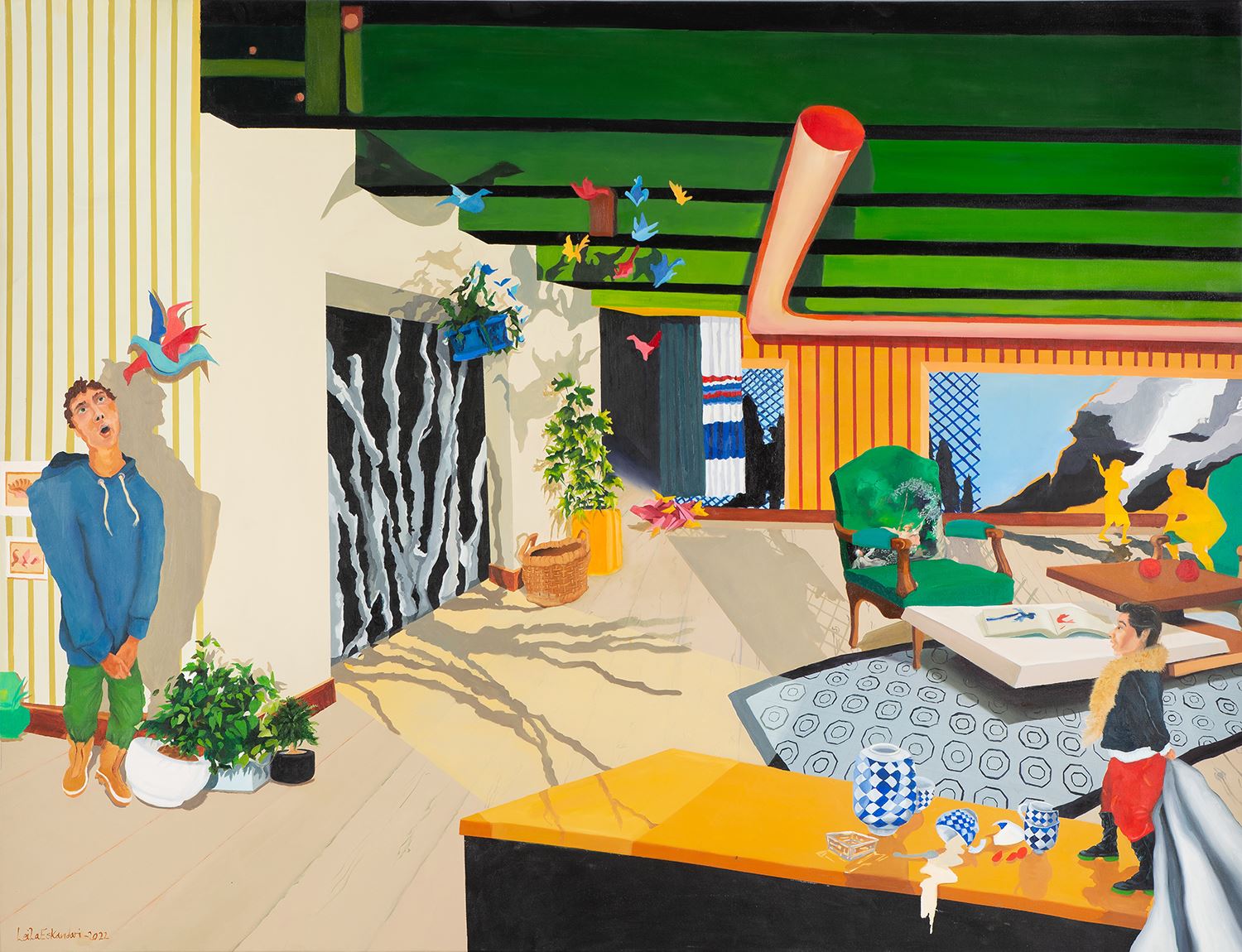 Leila Eskandari, A Tribute to the Painter, 2022