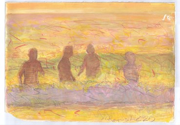 Painting, Mohammad Ramshe, Untitled, 2025, 80100