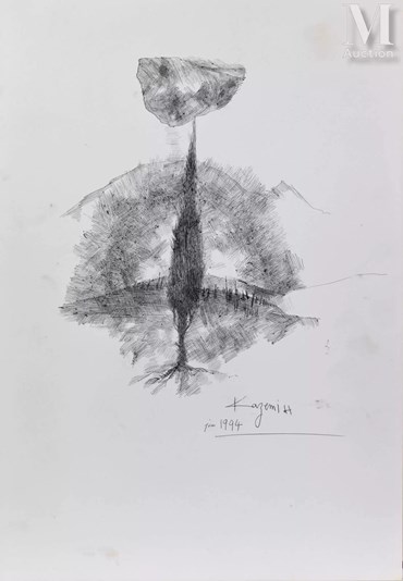 Drawing, Hossein Kazemi, Untitled, 1994, 70717