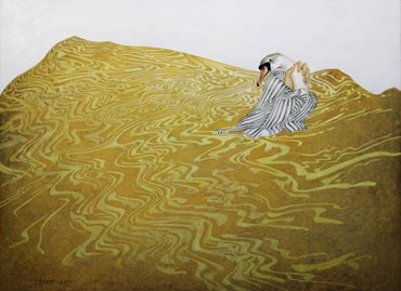 Painting, Omid Hallaj, Unfinished Glamor, 2024, 76423