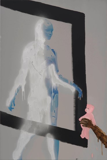 Tala Madani, Pink Teddy, 2025, 0