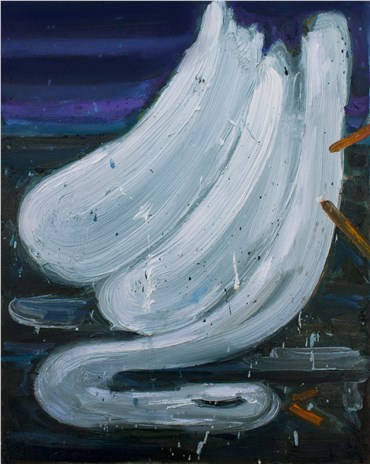Painting, Amir Khojasteh, A Fallen Swan, 2018, 27187