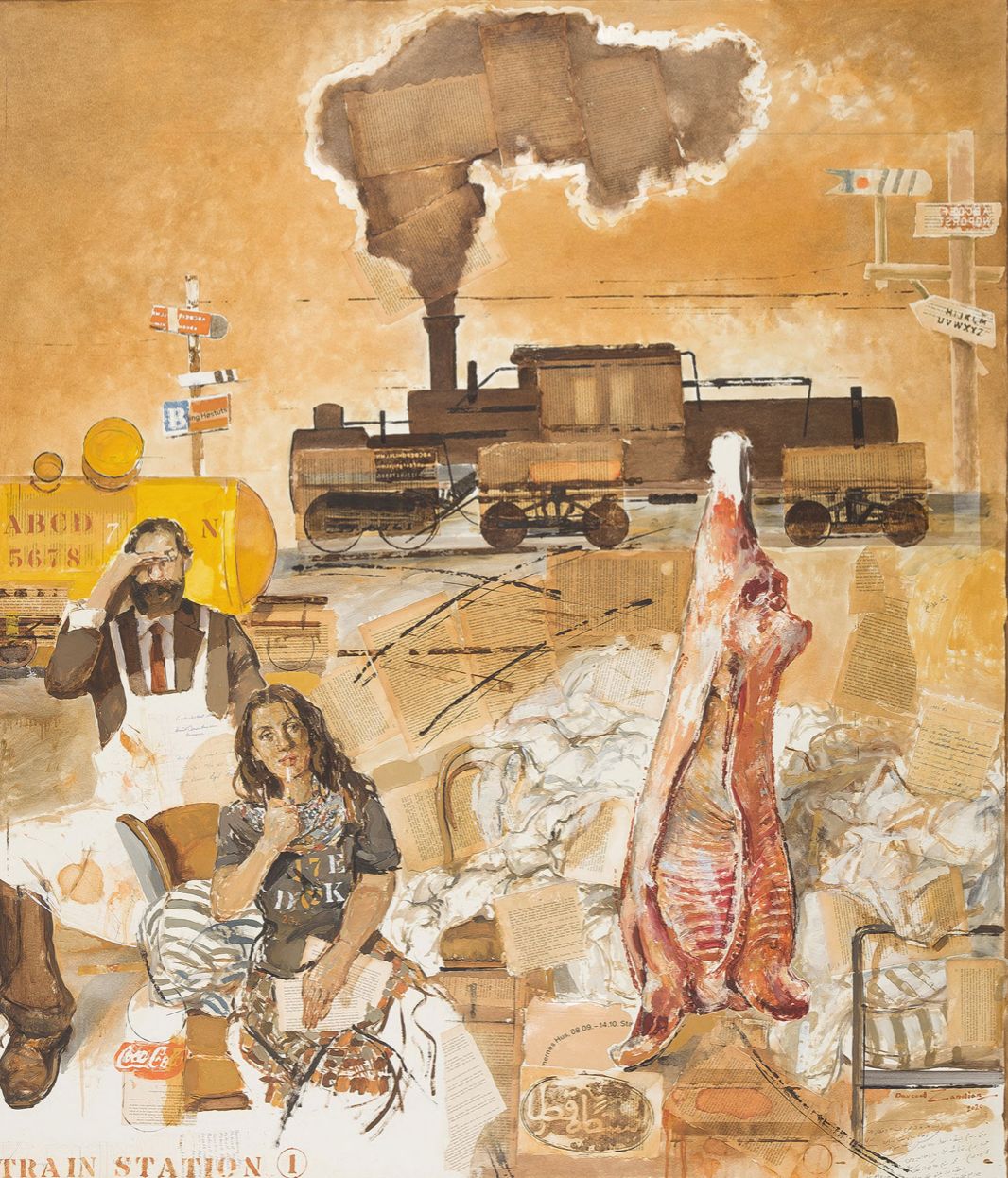 Davood Zandian, Train Station 1, 2020