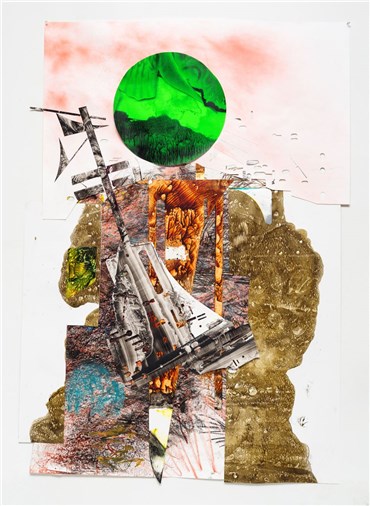 Works on paper, Laleh Khorramian, Guardian Green, 2016, 25466